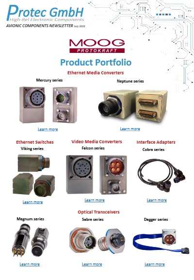 MOOG Product Portfolio Optical Transcievers