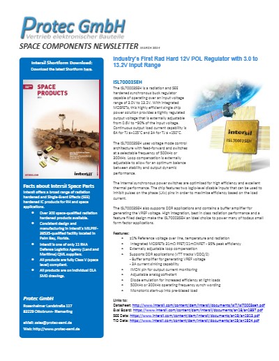 New RadHard POL for Space Applications March 2014